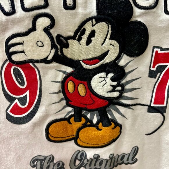 VINTAGE 1971 WALT DISNEY WORLD MICKEY MOUSE LONG SLEEVE SHIRT SIZE LARGE ICONIC - Picture 7 of 14
